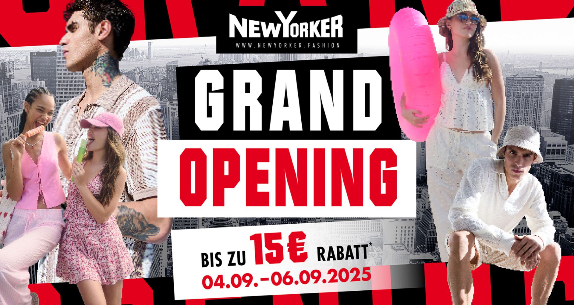 New Yorker Neueröffnung mit Rabattaktion