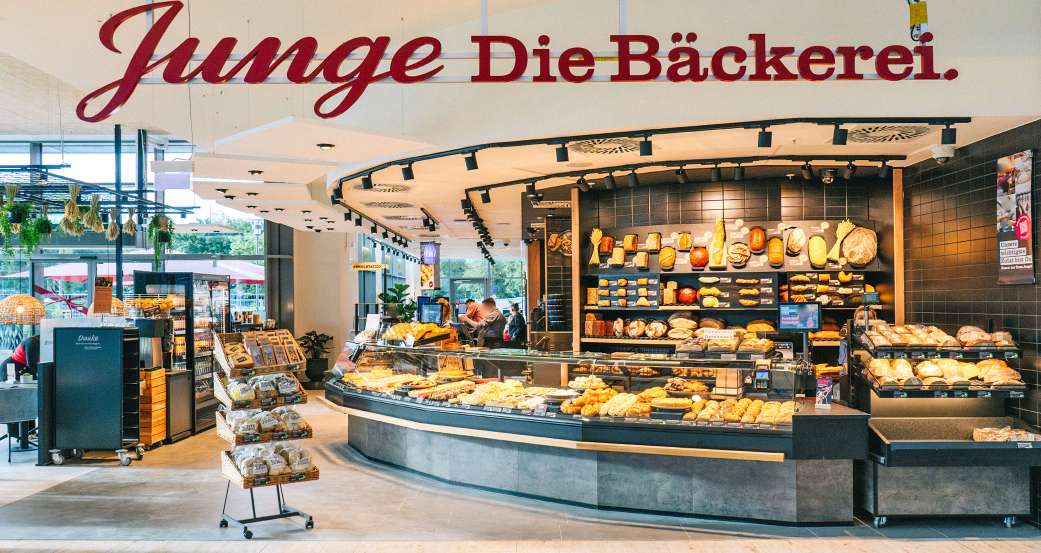 Junge Die Bäckerei.