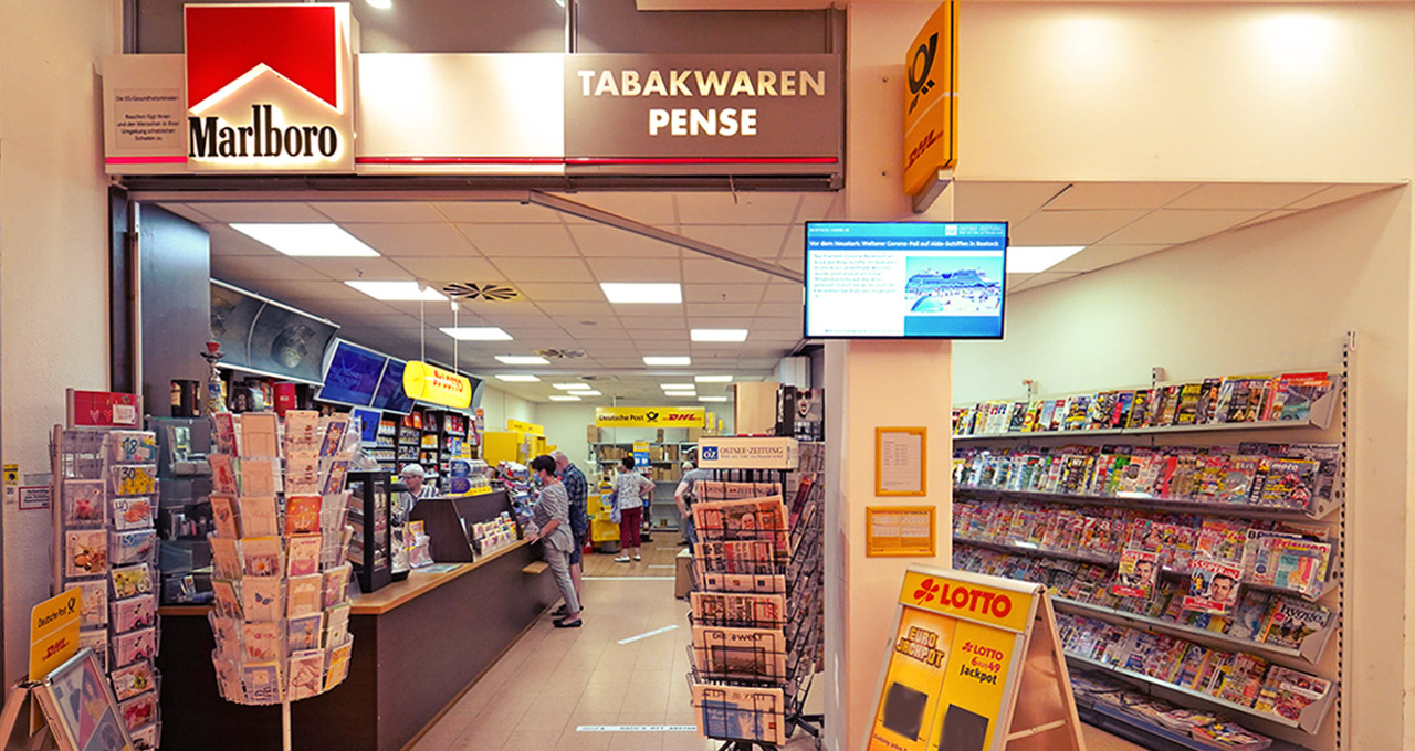 Tabakwaren Pense | STRELAPARK Stralsund